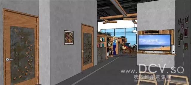 西安-飞象披萨特色主题餐厅设计（中贸广场店）