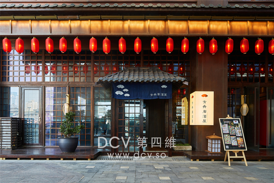 西安-方舟•居酒屋日式料理（大唐西市）庭院主题餐厅室内装修设计