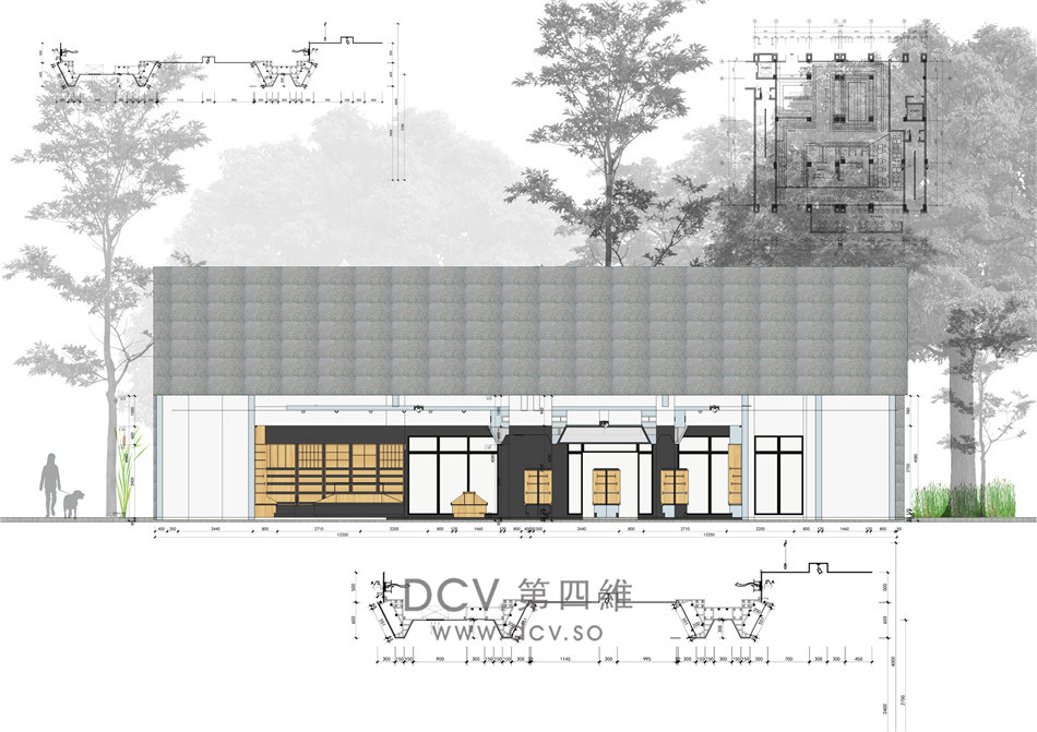 西安-O＇mart生活超市进口专卖店+书餐吧室内外设计（北航科技园）