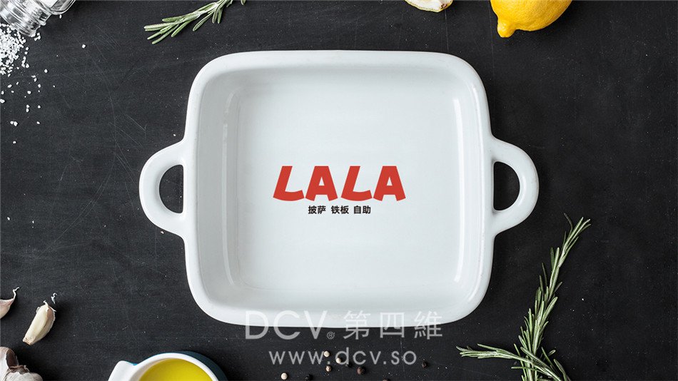 西安- LALA LAND 披萨自助餐厅LOGO及平面VI设计