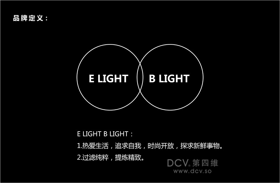 西安- E LIGHT B LIGHT眼镜&咖啡主题餐厅品牌LOGO及平面VI设计