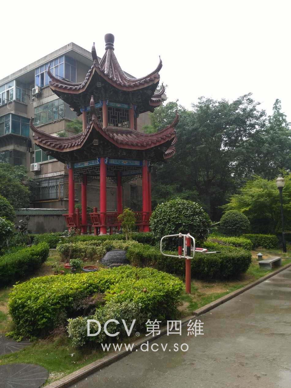 园林景观楼台亭阁设计及制作，西安DCV第四维创意工厂出品