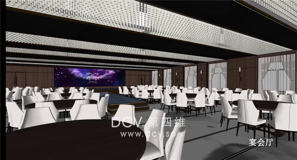 榆林-艾美酒店宴会厅（东方风雅）餐饮室内装修设计