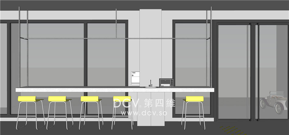 西安 - 宅刻便利(时尚互联网)超市室内外装修设计