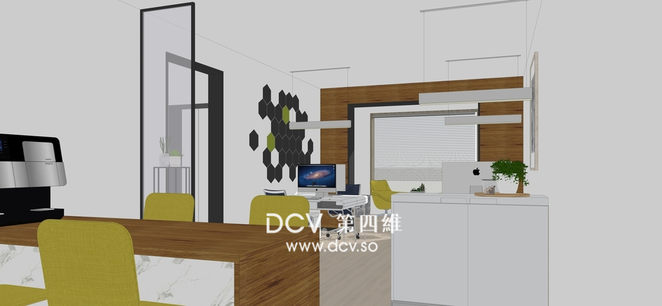 西安-曲江龙湖紫都城现代办公室内装修设计